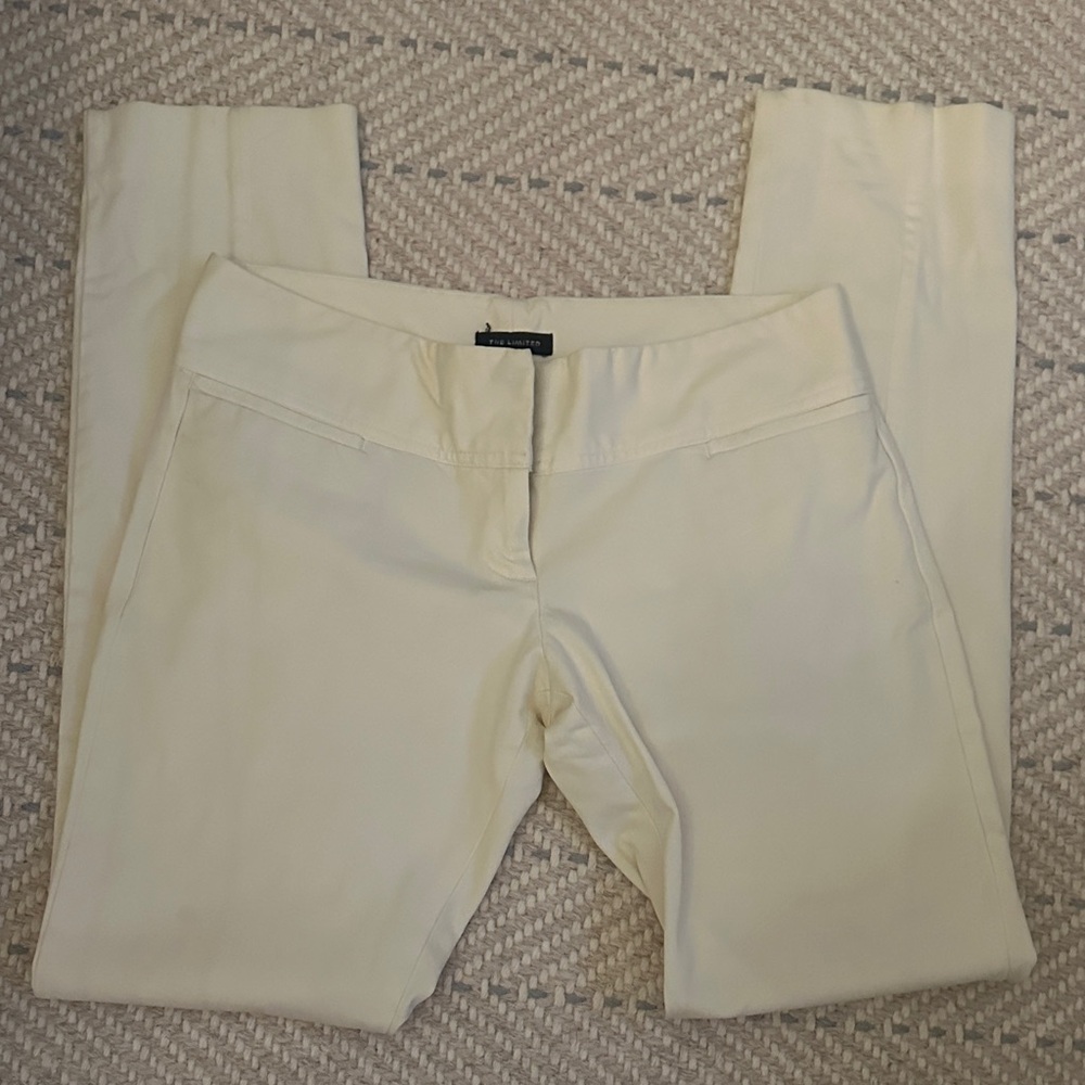 The Limited Cream Trousers, sz 4